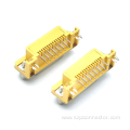 90 degree DIP yellow glue D-SUB connector
